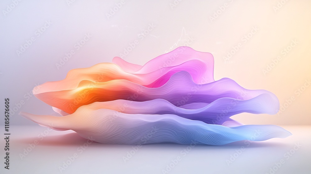 Poster mesmerizing fluid topographic rainfall map visualization capturing atmospheric conditions and dynami