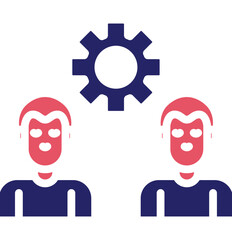 Synergy vector icon illustration of Business Analytics iconset.