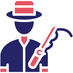 Hobbyist vector icon illustration of Fishing iconset.