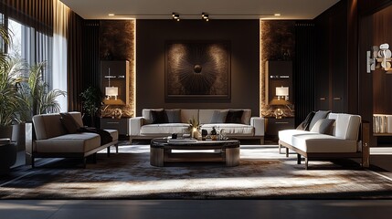 Design a premium marketing website for a lifestyle brand using a mocha color palette Emphasize key sections with clear call-to-action buttons and customer feedback reflecting luxury and warmth