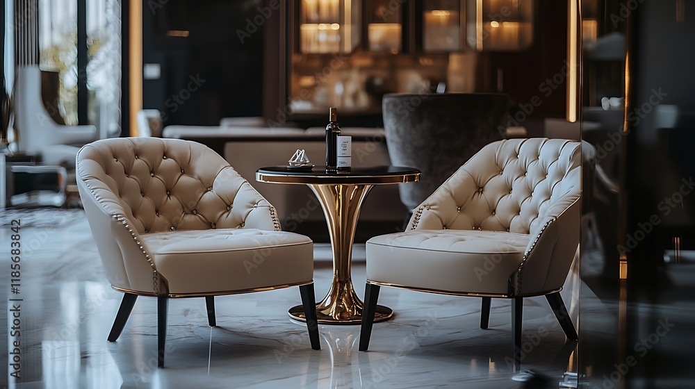 Wall mural build an elegant website for a luxury lifestyle brand using a mocha color theme integrate visually s