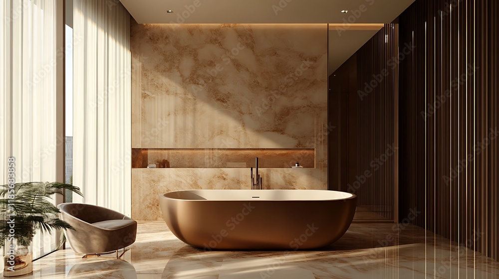 Wall mural build an elegant website for a luxury lifestyle brand using a mocha color theme integrate visually s