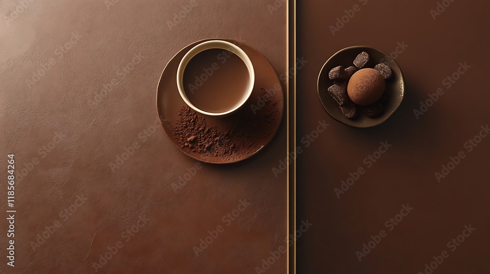 Wall mural create a refined marketing website for a luxury brand using a mocha color palette include engaging c