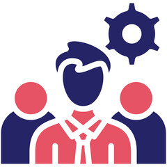 Team Building vector icon illustration of Business Training iconset.