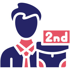 Second Job vector icon illustration of Gig Economy iconset.