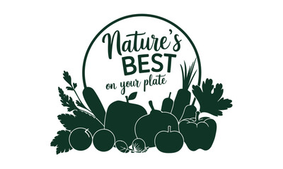 Fresh Food vector icon clipart