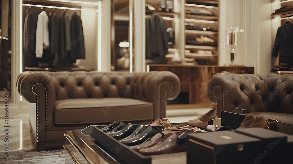 Wall mural design an upscale website for a luxury brand with a sophisticated mocha color scheme use impactful c