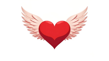 Valentines Day Calligraphy Banner with Heart