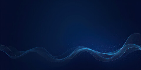Digital Artwork with Abstract Blue Gradient and Wave-like Structure, Perfect for Modern Business, Tech, and Creative Design Themes in Corporate Branding and Digital Media