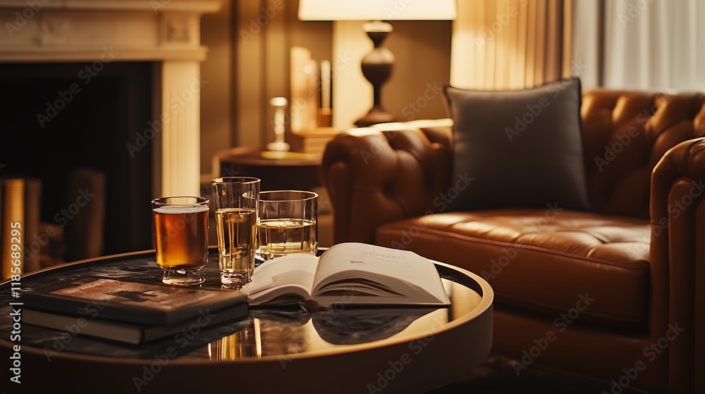 Wall mural develop a refined marketing website for a luxury lifestyle brand using a warm mocha palette highligh