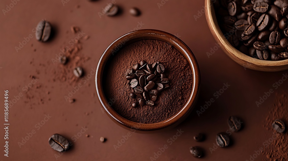 Wall mural build a premium website for a high-end lifestyle brand with a mocha color palette use interactive ca