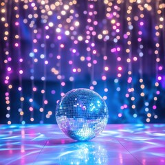 Fototapeta premium Disco Ball Under the Lights 