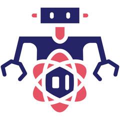 Computer Science vector icon illustration of Robotics iconset.