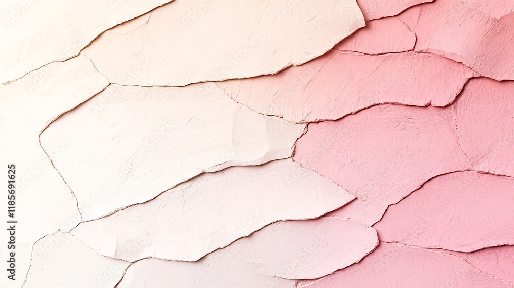 Poster soft pastel gradient background with a subtle textured effect blending gentle pink and beige tones i