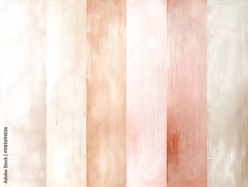 Poster Minimalist Pastel Gradient Canvas with Smooth Transition from Pale Pink to Warm Beige Overlaid with Faint Grainy Texture that Adds Depth and Visual Interest Evoking a Serene and Contemplative Mood