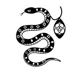 chinese new year snake zodiac icon