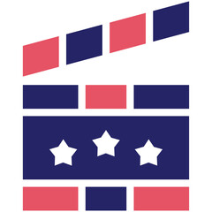 Indie Film vector icon illustration of Filmmaking iconset.