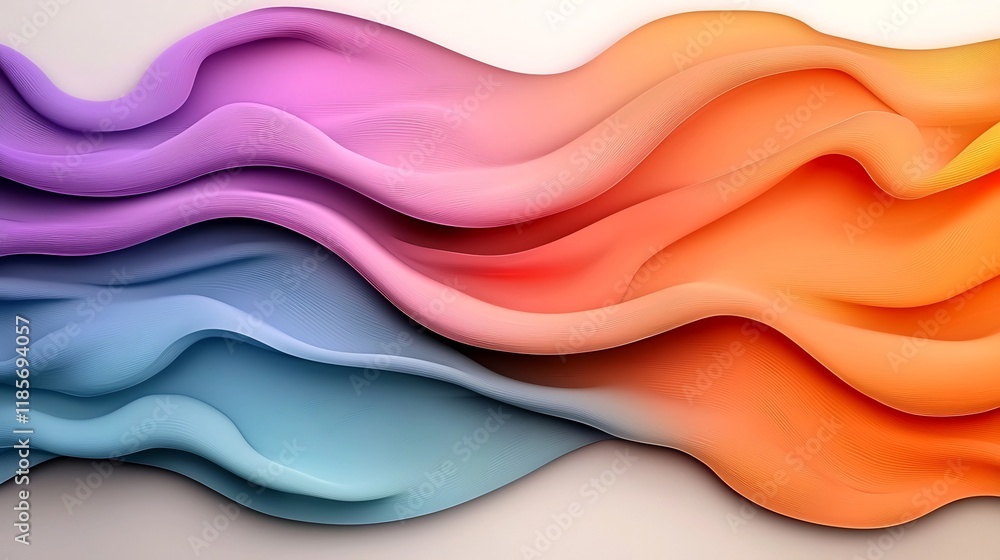 Aufkleber mesmerizing vibrant iridescent abstract pattern with shimmering holographic foil details dynamic kin