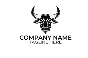Fototapeta premium bull head symbol