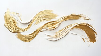 Artistic brush strokes studio environment abstract artwork contemporary design close-up view creative expression