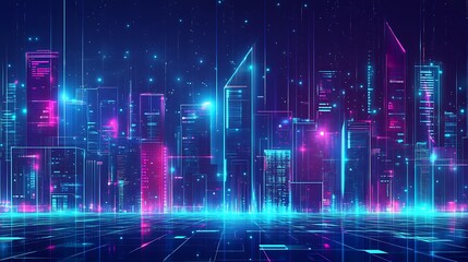 Fototapeta premium Vector illustration urban architecture cityscape