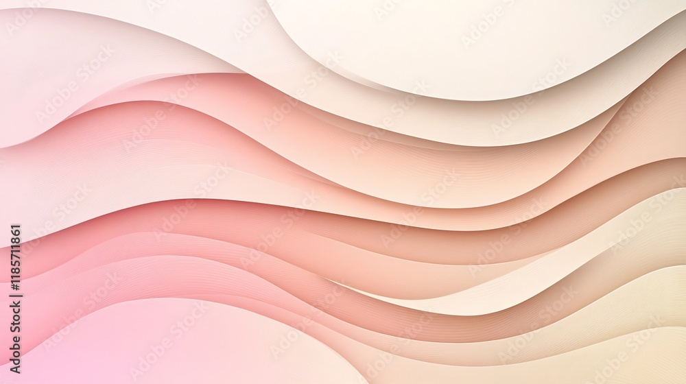 Poster soft pastel gradient background with a contemporary textured noise pattern and minimalist design fea
