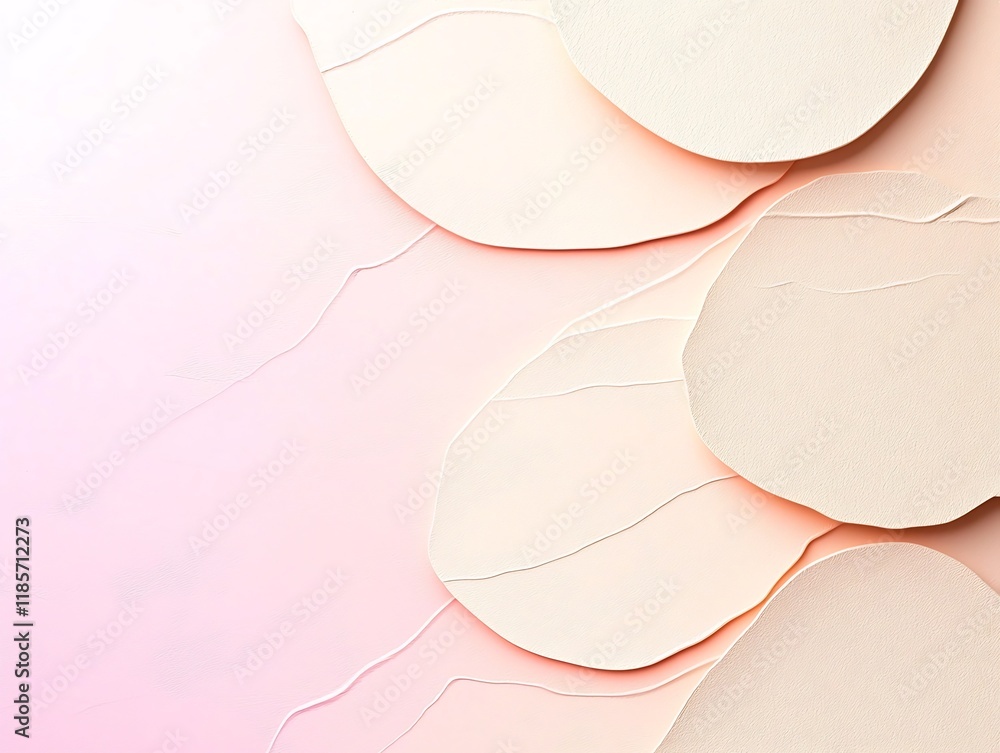 Poster pastel gradient hue transition with textured noise overlay and soft focus contemporary minimalist ab