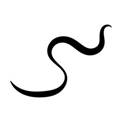 Wavy, fluid pattern with organic shapes. Groovy doodle liquid design. Liquid, organic blobs, y2k style squiggles, Bold scribbles, lines. Black fluid graphic design element. vector