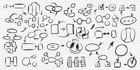 Balloon icon in hand drawn style. Round shaped handmade doodle vector illustration on isolated background. Frames sign business concept.