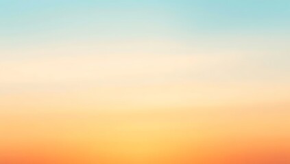 Soft pastel sky gradient background.