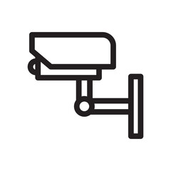 CCTV camera icon, representing surveillance, security, or monitoring systems.