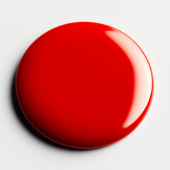 red round button object