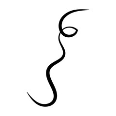 Liquid abstract organic blob shapes. Black wavy bubbles and drops in trendy y2k style. groovy doodle wavy stripes, squiggles. Black fluid graphic design element. vector illustration