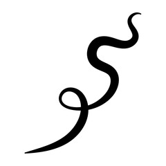 Liquid abstract organic blob shapes. Black wavy bubbles and drops in trendy y2k style. groovy doodle wavy stripes, squiggles. Black fluid graphic design element. vector illustration