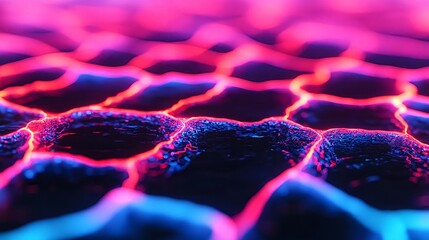 neon pink blue abstract network texture - neon