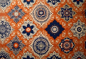 abstract frame and card template using ornament pattern with geometrical shapes design background 