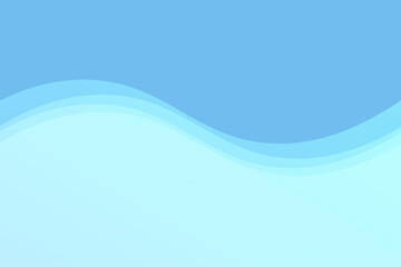 シンプルなウェーブの背景イラスト