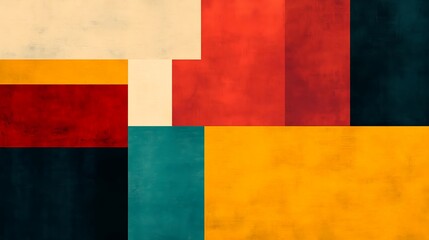 Fototapeta premium abstract geometric art background, warm tones - abstract art