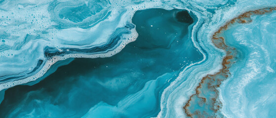 Light blue watercolor banner template featuring a calming and artistic design