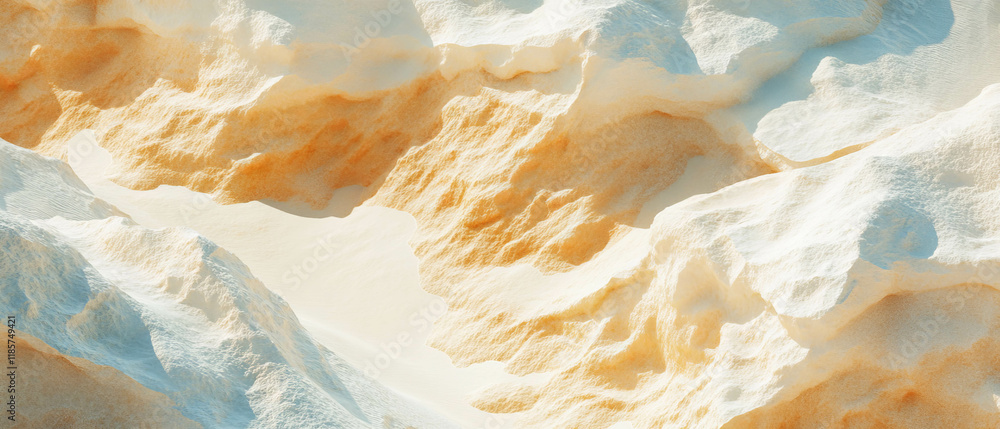 Poster warm sand dunes texture creating a serene and inviting natural banner background