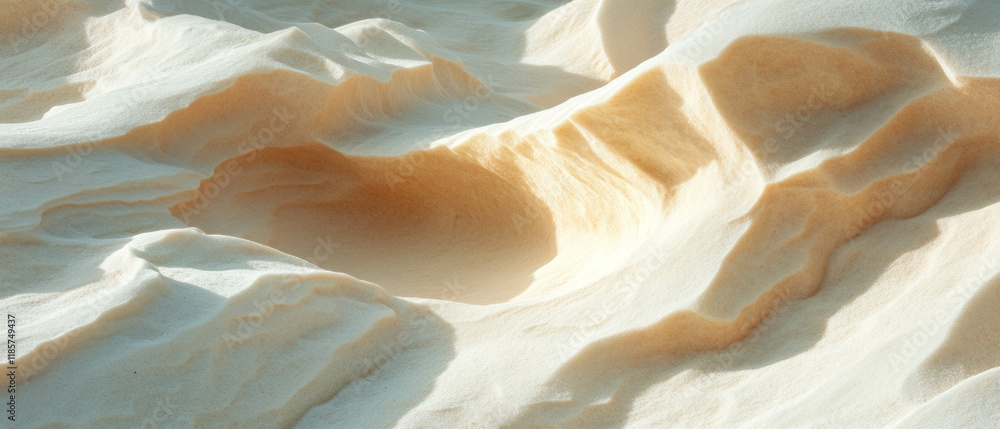 Poster create a stunning banner with a textured light sand dunes background for your project
