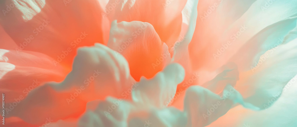 Poster soft pastel gradient banner template with calming and gentle color blend for presentations