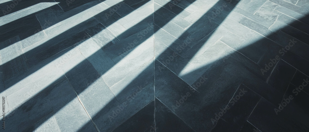 Fototapete Chevron tile pattern with dynamic lines creating a modern and stylish ambiance