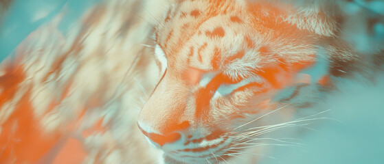 Double exposure of animal fur creates stunning abstract textures and patterns