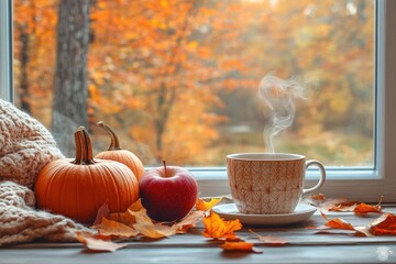 Cozy Fall Window