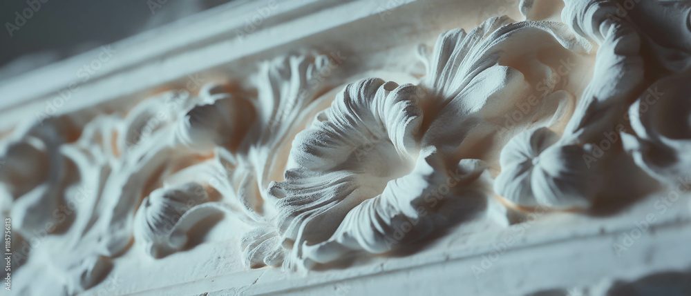 Poster elegant embossed floral frames showcasing intricate detailing and formal design aesthetics