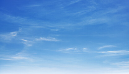 Naklejka premium the sky is full of bright white fluffy clouds, freedom.