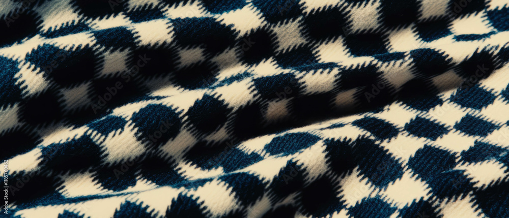 Poster Sophisticated houndstooth pattern in classic design showcasing elegance and style