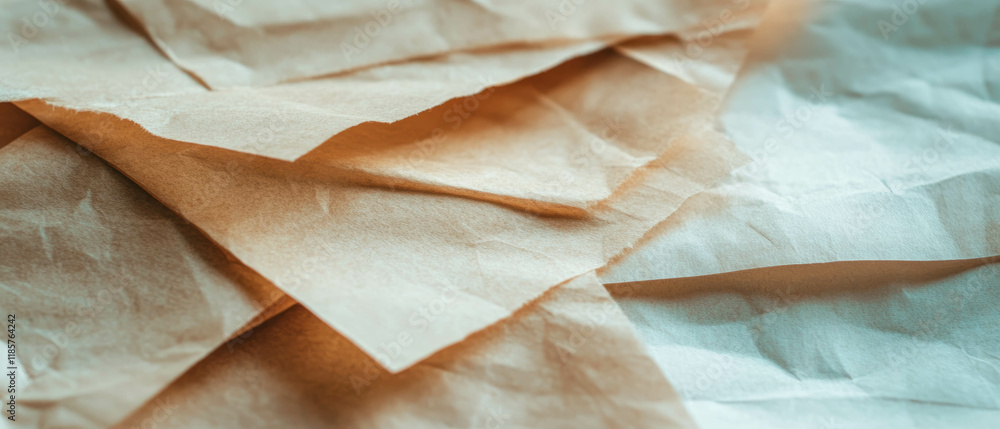 Aufkleber natural light brown kraft paper with texture and subtle rustic charm for creative projects