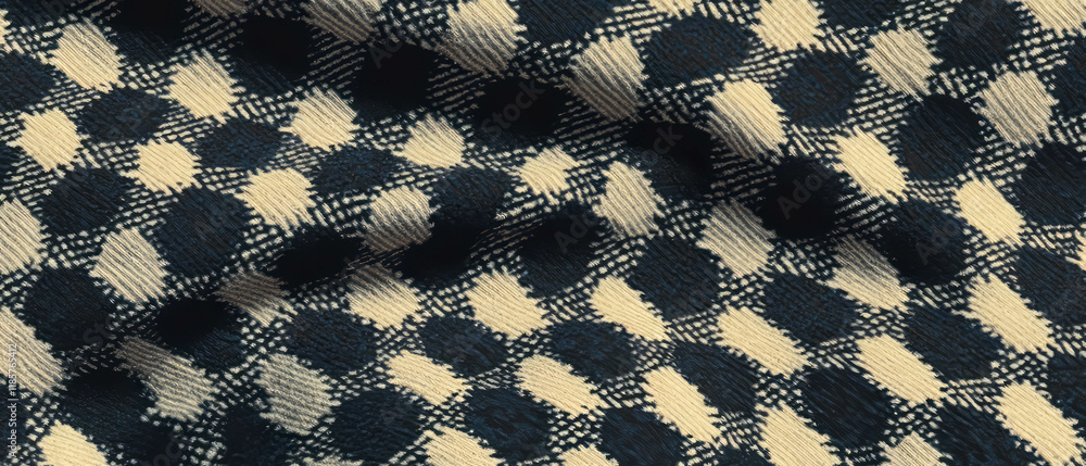 Poster elegant houndstooth pattern in classic black and white creating a sophisticated texture